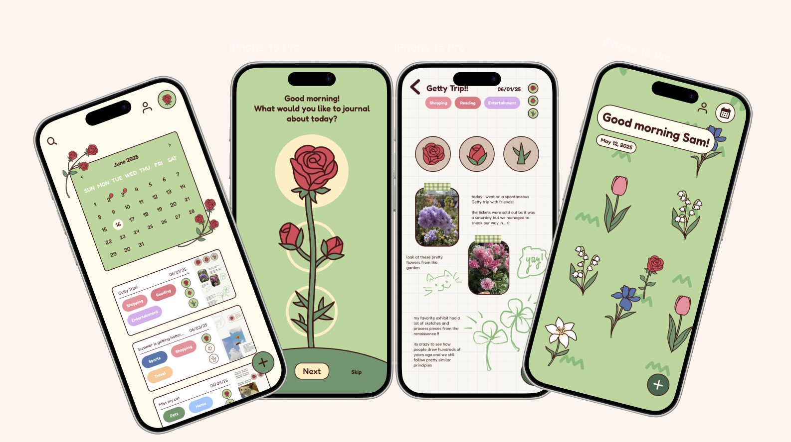 Rose Garden hero mockup